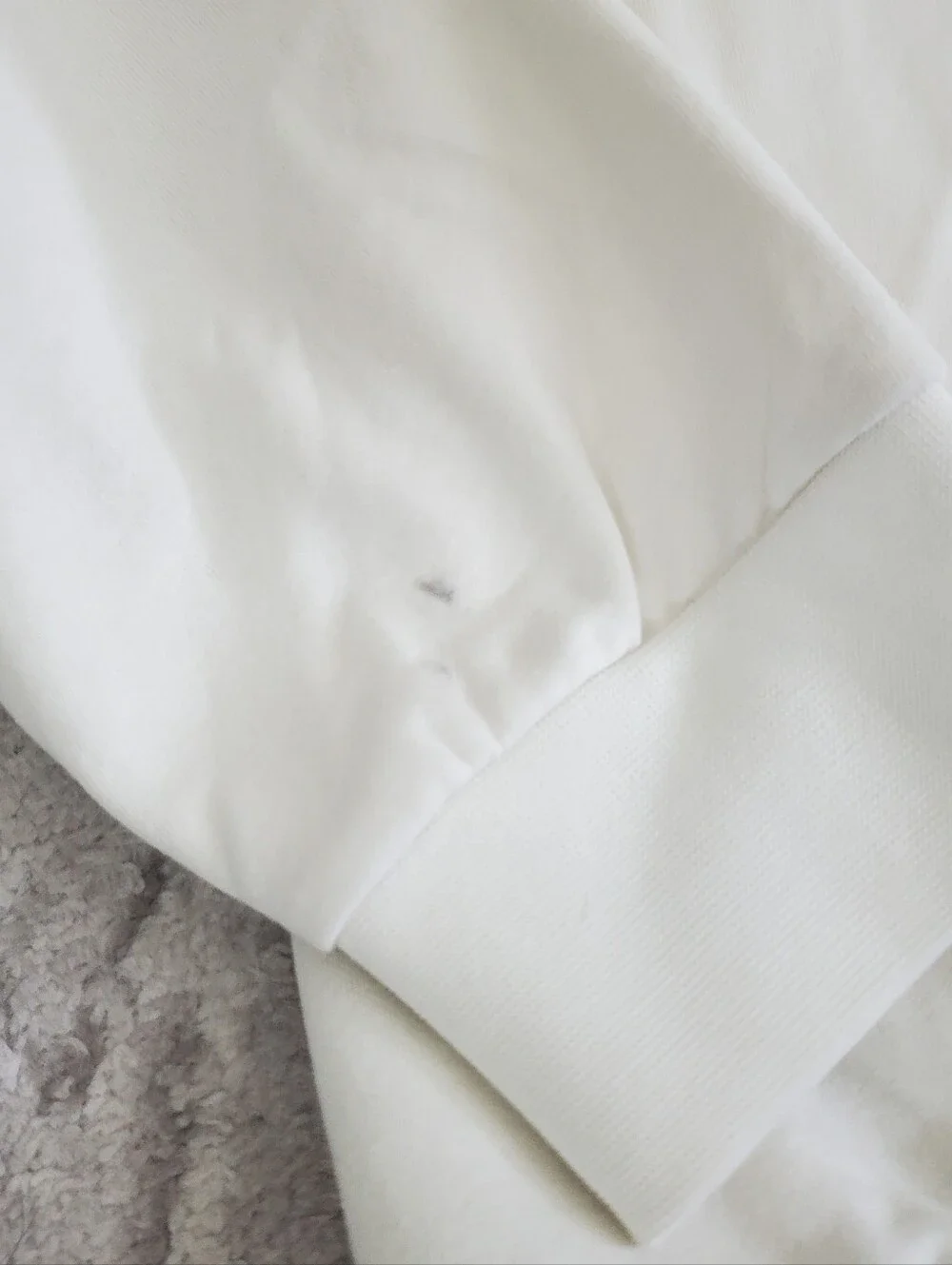 The North Face Cream/Off-White Logo Hoodie XXL